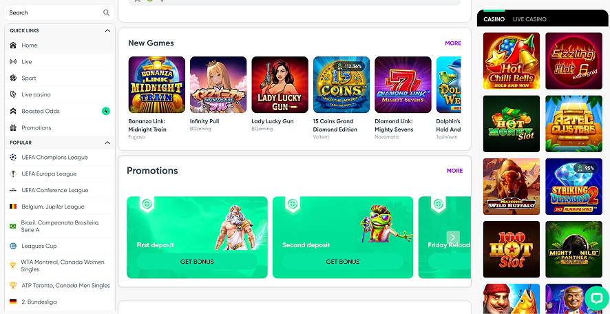 Granawin Live Casino